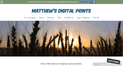 Desktop Screenshot of matthewsdigitalprints.com
